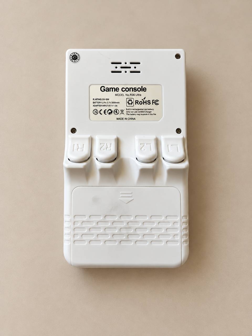 Konsola przenośna R36 Ultra 4 cale WiFi Retro Gaming Biała 4
