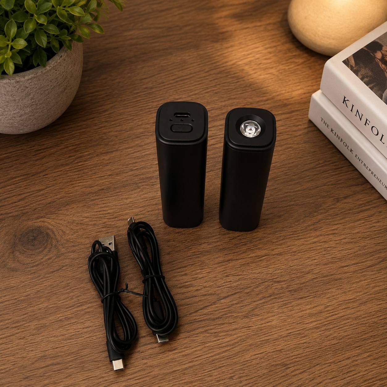 Ogrzewacz do Rąk 2w1 GAIATOP HW-04 Power Bank USB-C Latarka 3