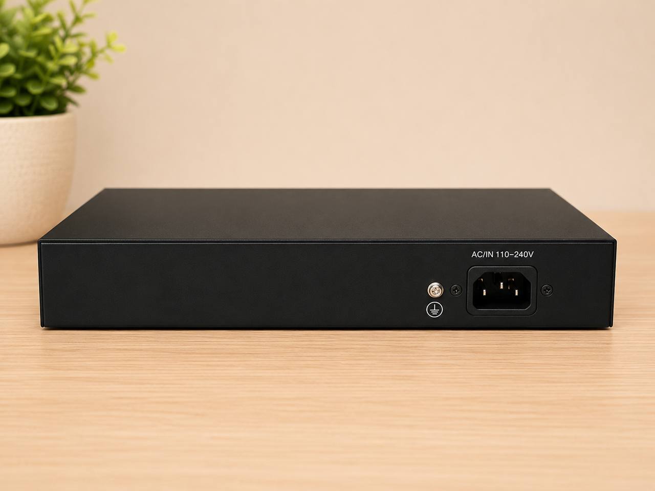Przełącznik sieciowy NICGIGA 16-Port PoE+ 250 W | 2× Gigabit Uplink | 1× SFP | Rack 19" 3