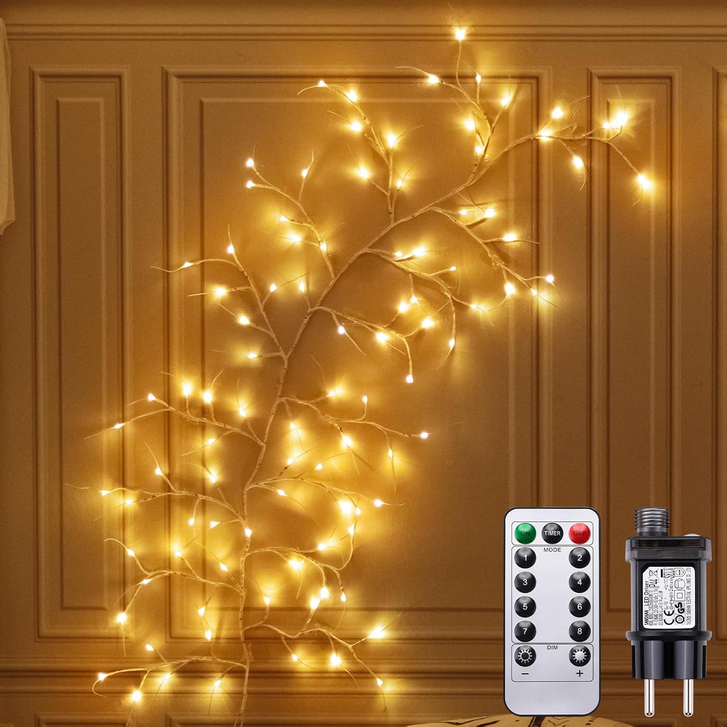 Lampki dekoracyjne LED – Gałązki DIY 96 LED Warm White 3