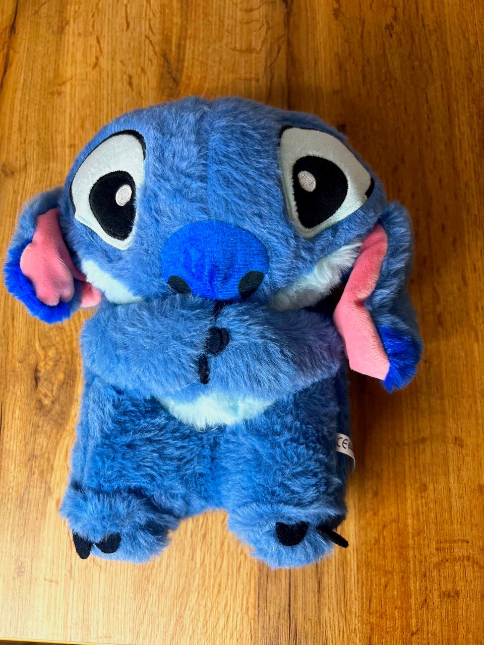 Maskotka Stitch Pluszak Niebieski Mówiący na Baterie