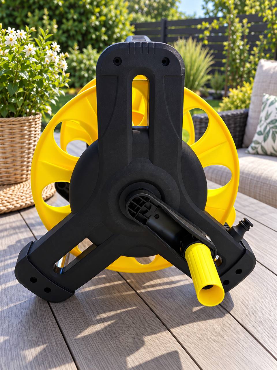 Garden Hose Reel with Crank – Sturdy Hose Stand 3