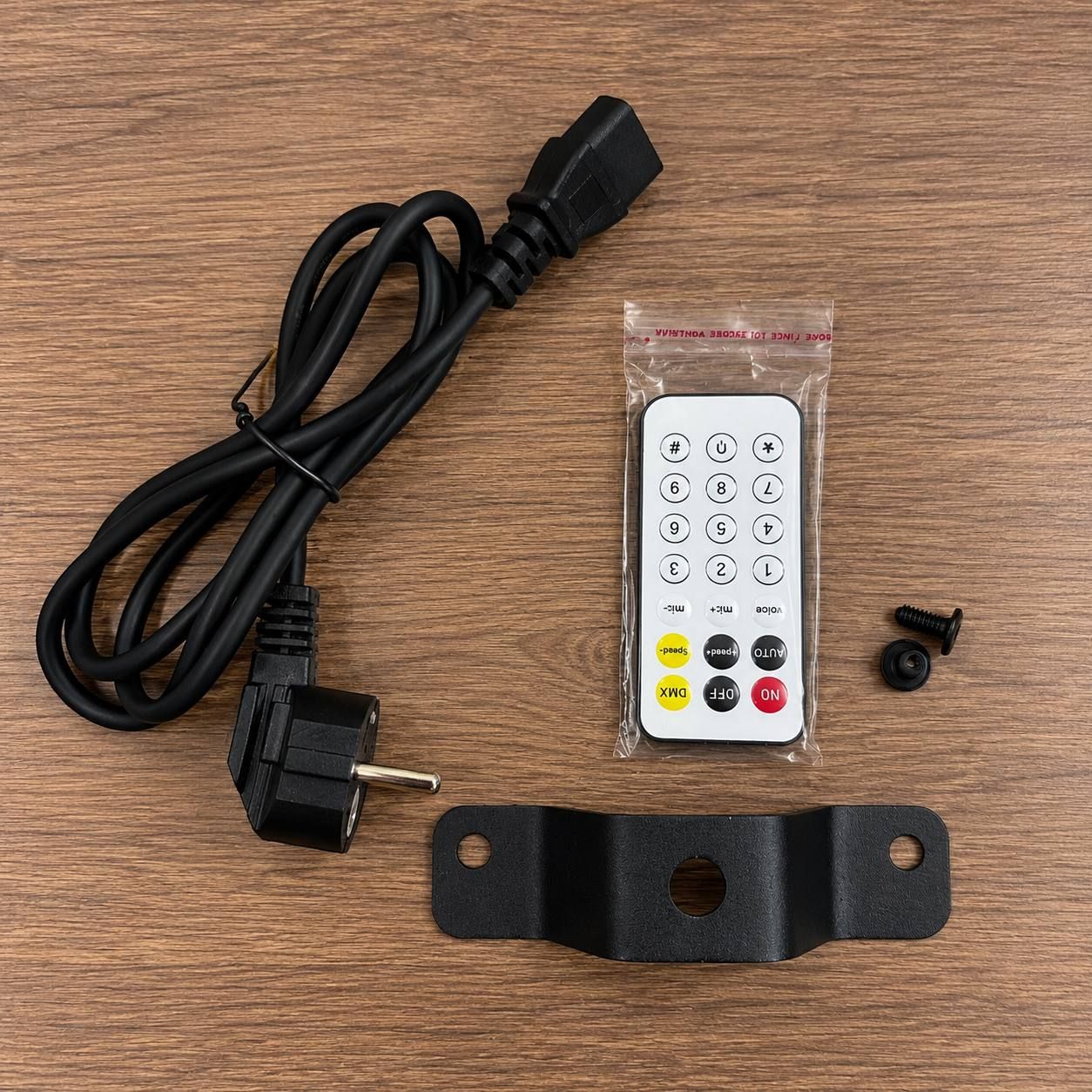 Mini moving head LED z kulą dyskotekową, 3 głowice ruchome, sterowanie DMX 512 5