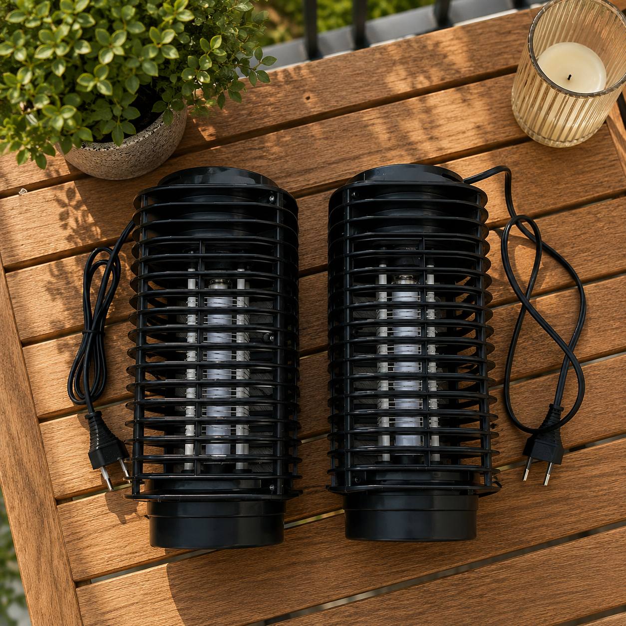 Lampa Owadobójcza UV 20W na Komary Muchy i Owady + Szczoteczka 2