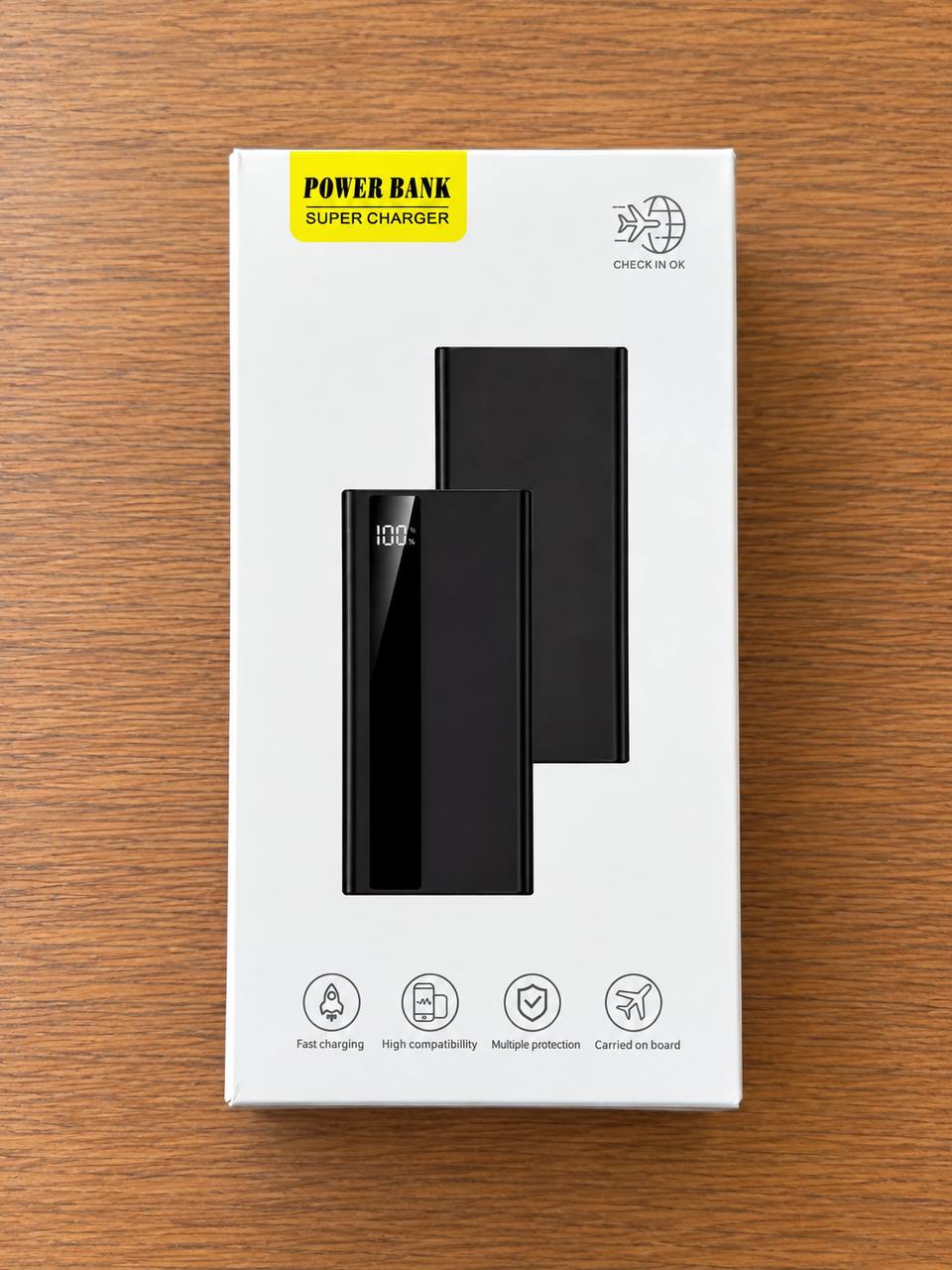 Powerbank 100000 mAh 120W z szybkim ładowaniem