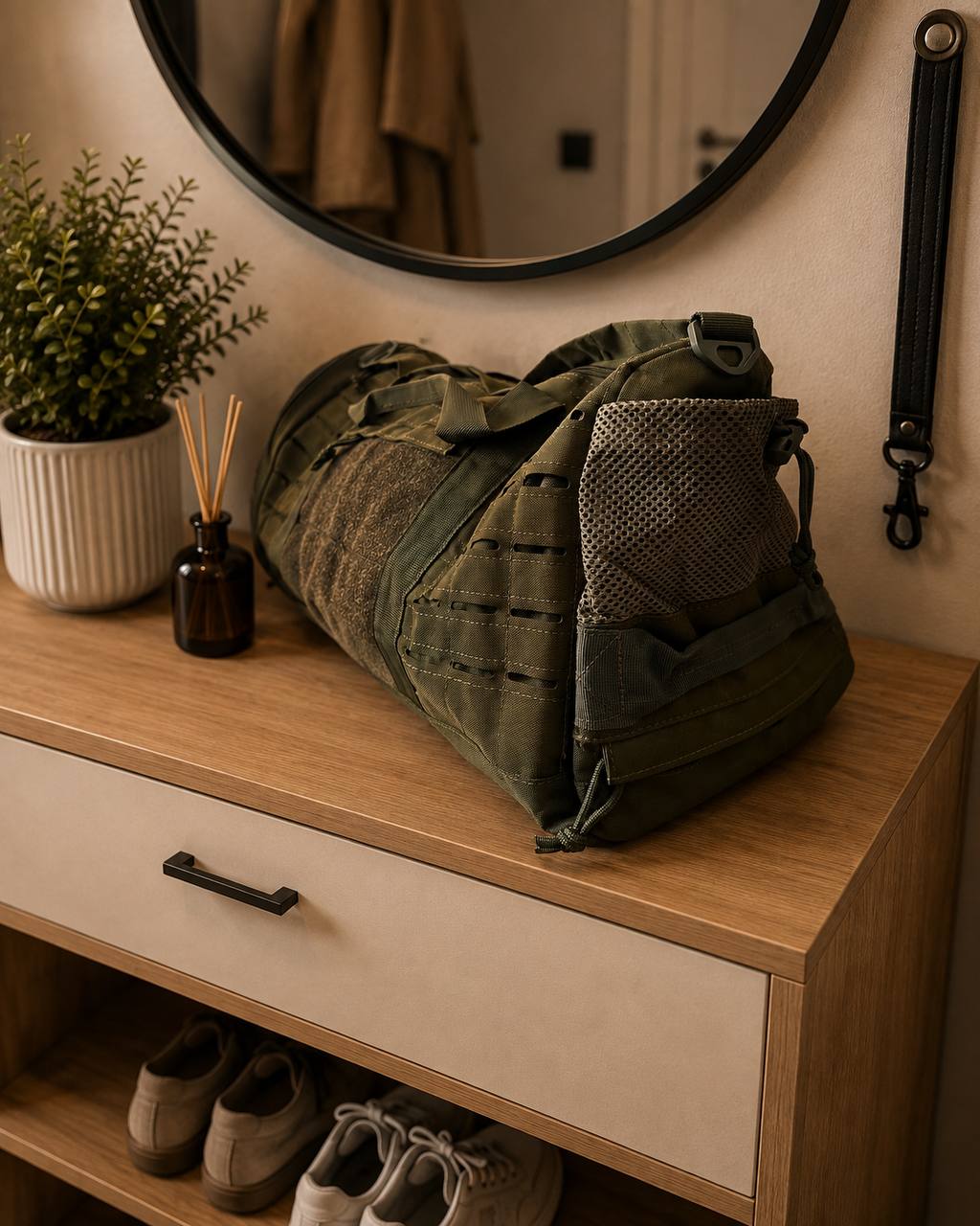 Torba Taktyczna Sportowa 45L Military Gym Podróżna Oliwkowa 4