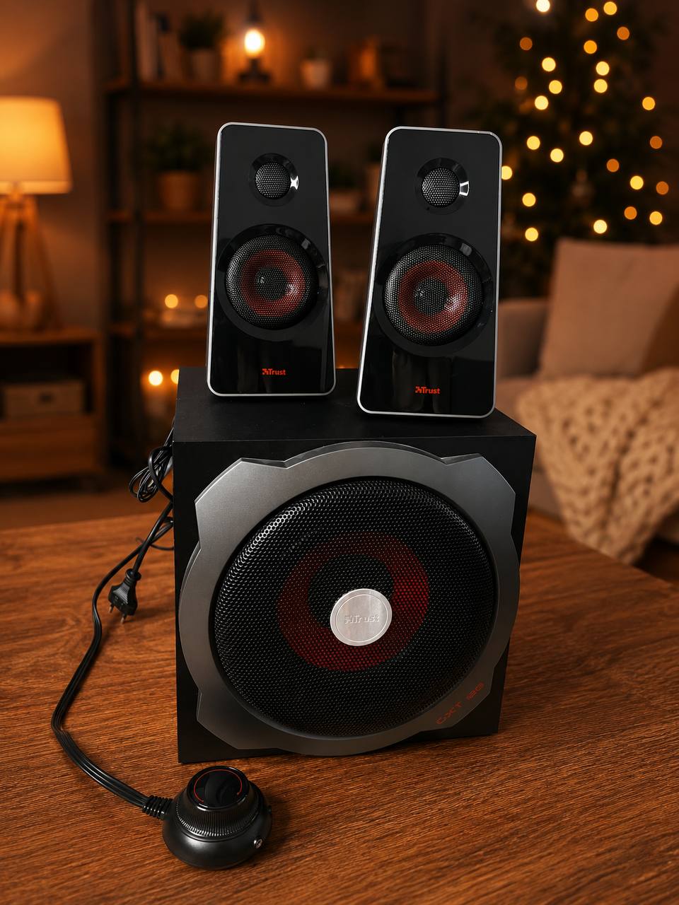 TRUST GXT 38 2.1 Speakers with 120W Subwoofer – Like New 3